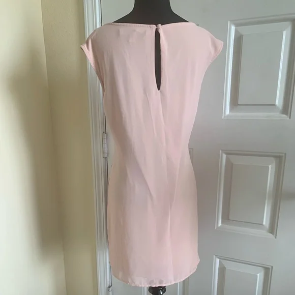 Lauren Conrad Rose Pink Ombré Pleated A-line Dress - Picture 4 of 12